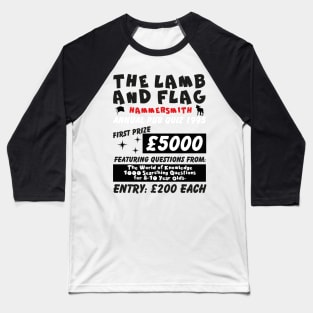 The Lamb and Flag Annual Pub Quiz Baseball T-Shirt